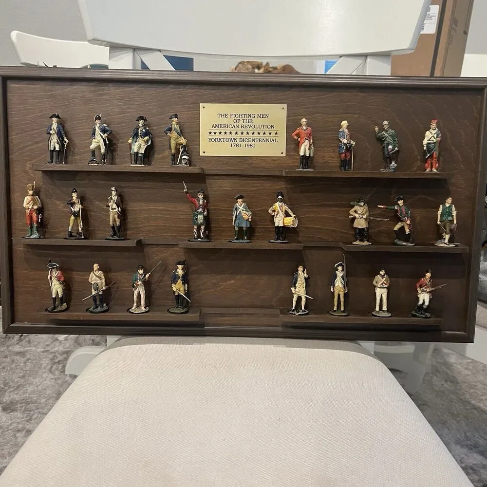 Fighting Men of the American Revolution, Yorktown Bicentennial, 1781-1981 pewter